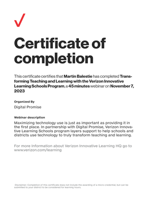 verizon innovative learning martin balestie